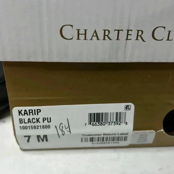 CHARTER CLUB Kari Womens Faux Suede Chain Mules Size 7M - Picture 8 of 9